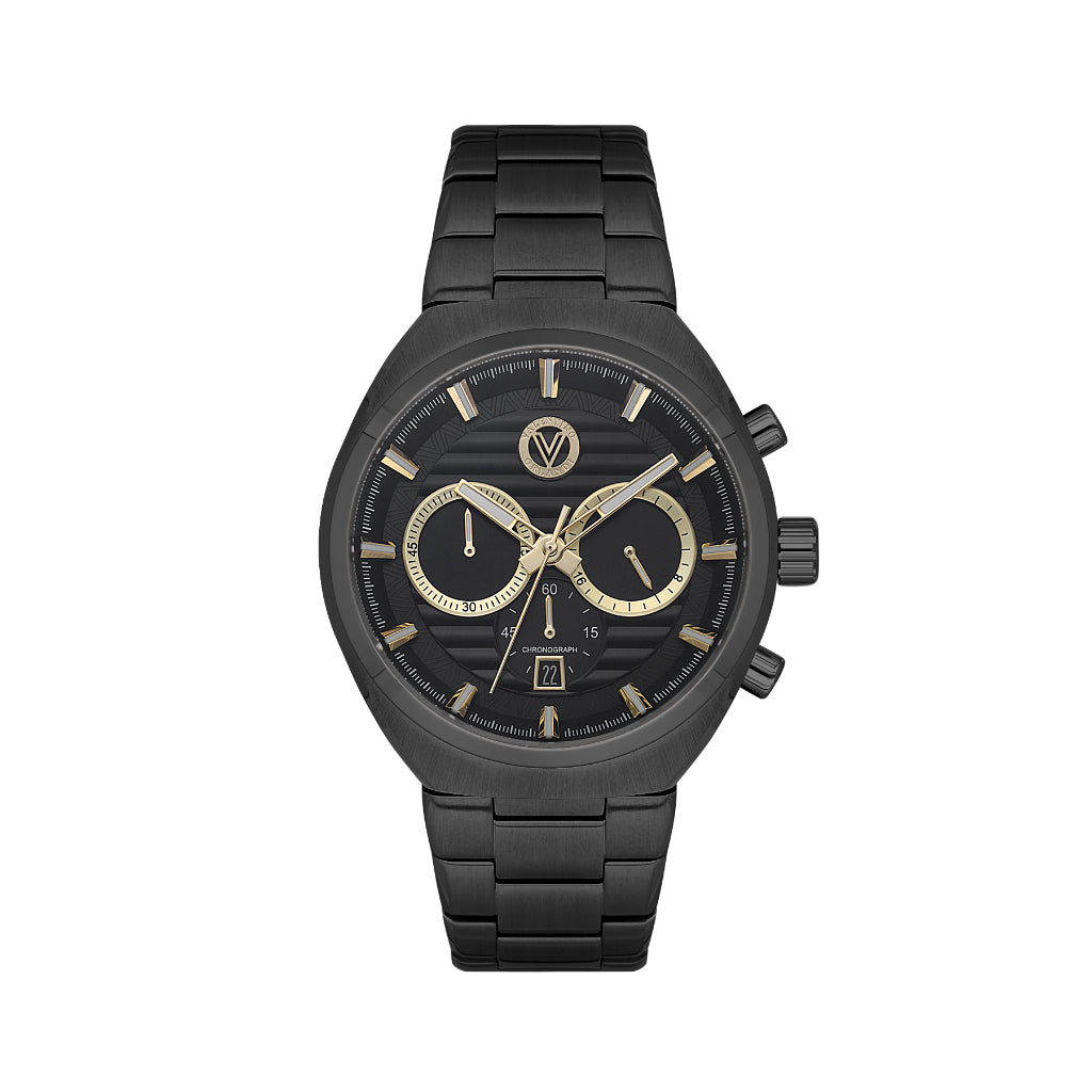 Valentino Orlandi Black Stainless Steel Watch for Men VO.5.10003-5