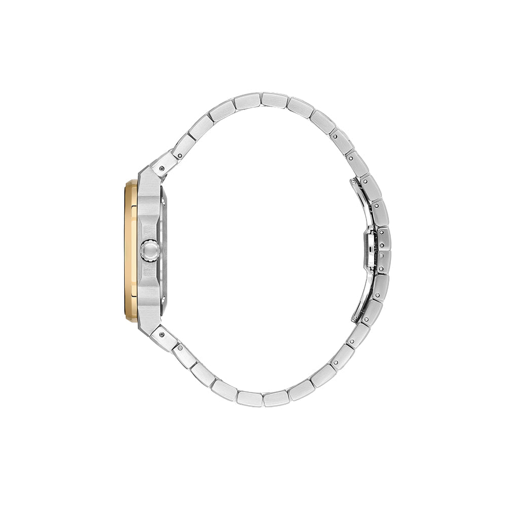 Valentino Orlandi Silver and Gold Stainless Steel Watch for Men VO.5.10004-4